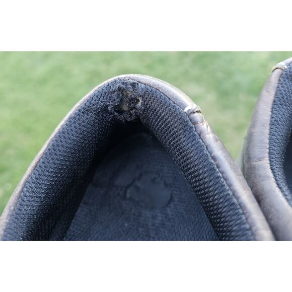 DOC MARTENS Boston BROWN LEATHER OXFORD SHOES MEN 9 Women 10 Distressed Vintage - Picture 8 of 10